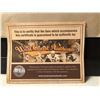 Image 3 : Framed "Garden of Champions" Toronto Maple Leafs 1931-1999 signed Johnny Bauer #7 collector's piece