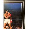 Image 2 : Framed Muhammad Ali - Ernie Shavers Sept. 29th, 1977 15 round, Unanimous Decision Ali victory signed
