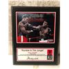 Image 1 : Muhammad Ali "Rumble in the Jungle" Ali vs Foreman Oct. 30, 1974 collector's plaque