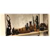 Image 1 : Large group of assorted carved wood collectibles & decorative pieces