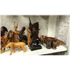 Image 2 : Large group of assorted carved wood collectibles & decorative pieces