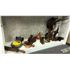 Image 1 : Large group of assorted carved wood collectibles & decorative pieces