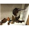 Image 2 : Large group of assorted carved wood collectibles & decorative pieces