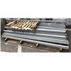 Image 3 : Blue & grey metal pallet racking light gauge industrial shelving - 12 uprights & 35 side rails