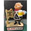 Image 1 : 1940's - 1950's Blatz beer mascots - approx. 16" H x 12" W (NOS) - this was given to bars as decorat