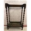 Image 1 : Antique oak barley twist umbrella stand