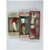 Image 1 : Group of 3 vintage fishing lures - Lucky Strike/ Canadian Wiggler/ Heddon "Deep 6" w/ original boxes