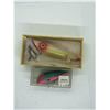 Image 1 : Vintage Tiny Lucky Louie by Bill Minser & a Tiny #3 rainbow plug w/ original boxes