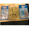 Image 1 : Group of 3 vintage tackle shop tackle sales displays w/ spinners - Fishermen's Choice & Lucky Strike