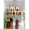 Image 2 : Group of approx. 14 assorted vintage fishing lures (most in original packaging)