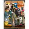 Image 1 : Box of 27 assorted vintage fishing lures (most in original boxes)