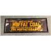 Image 1 : Vintage Genuine Moffat Coal vintage metal advertisement sign approx. 36in x 12in