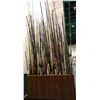 Image 1 : Approx. 75 (mostly usable) assorted fishing rods