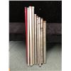 Image 1 : Group of 9 aluminum fishing rod cases - assorted sizes