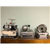 Image 1 : Three Daiwa fishing reels w/ original boxes - spinning reel/ bait cast reel/ fly reel