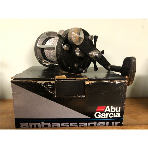 ABU Garcia Ambassadeur 7000C level wind reel black w/ box