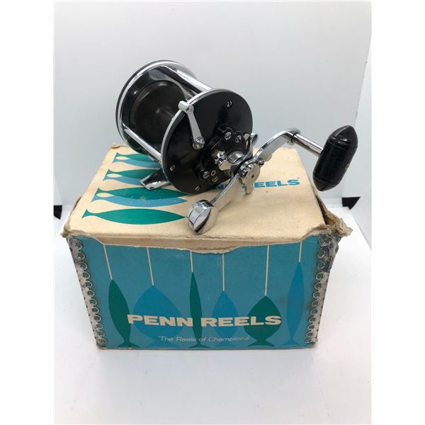 Penn Peerless No.9 level wind reel black w/ box