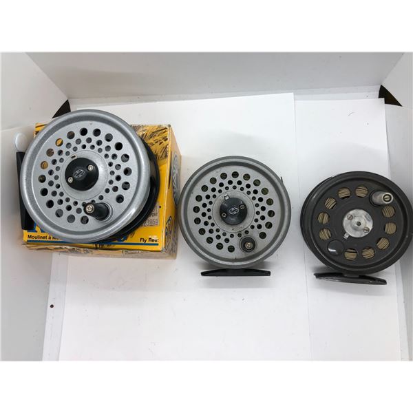 Group of 3 Intrepid fly reels