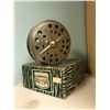 Image 2 : Antique Pflueger No. 1558 Sal-trout fishing reel single action/ Satin Nickel w/ original box