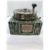 Image 2 : Antique Pflueger No. 1558 Sal-trout fishing reel single action/ Satin Nickel w/ original box