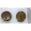 Image 2 : Pair of early 1900's Gibbs Rainbow 3 3/4 brass center-pin fishing reel