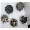 Image 3 : Group of 5 early 1900's small fly reels