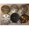 Image 2 : Group of 6 early 1900's center-pin salmon reels