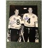 Image 1 : Collector's photo of Gordie Howe "Mr. Hockey" & Jean Beliveau "Le Gros Bill" signed by both players