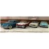 Image 1 : Group of 4 die cast metal classic collector's cars