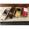 Image 2 : Group of 4 die cast metal classic collector's cars