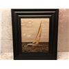 Image 1 : Framed signed sailboat photograph 25in x 29 3/4in