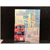 Image 1 : Large oil on canvas transfer print London Big Ben & Double Decker Bus
