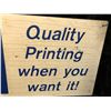 Image 3 : Futura Press Ltd. vintage metal advertisement sign 85in x 21in