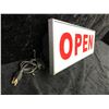 Image 2 : Lighted Open sign 27in x 9in