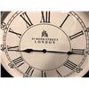 Image 2 : Large round 49 Bond Street London chrome finish clock 30in diameter