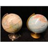 Image 1 : Two World Globes on metal stands