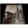 Image 2 : Nostalgic black & white photo print May 6, 1927 repair man on telephone pole at Seymour & Nelson (19