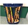 Image 1 : Group of 13 assorted fishing rods - good usable rods (blue metal stand not included)