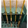 Image 1 : Group of 4 Eagle Claw assorted rods - good usable rods (wood stand not included)