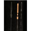 Image 1 : Group of 3 assorted spinning rods - good usable rods (stand not included)