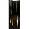Image 2 : Group of 4 assorted fishing rods - good usable rods (stand not included)
