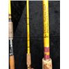 Image 3 : Group of 4 assorted fishing rods - good usable rods (stand not included)