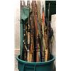 Image 3 : Group of approx. 50 assorted fishing rods - some usable rods, some for parts & repairs only