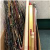 Image 3 : Large group of approx. 100 fishing rods - SOME USABLE, MOST FOR PARTS & REPAIRS ONLY