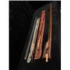 Image 1 : Three vintage fishing rods