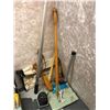 Image 2 : Group of assorted fishing related items - gaffs/ fish bonkers/ compass etc.