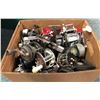 Image 1 : One box full of assorted fishing reels (good usable reels)