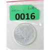 Image 1 : 1 Oz .9999 Fine Silver 2011 Canada Maple Leaf Coin