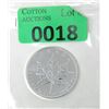 Image 1 : 1 Oz .9999 Fine Silver 2013 Canada Maple Leaf Coin