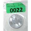 Image 1 : 1 Oz .9999 Fine Silver 2020 Canada Maple Leaf Coin